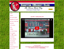 Tablet Screenshot of comptoncricketclub.us